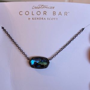 Kendra Scott Elisa Abalone shell necklace.